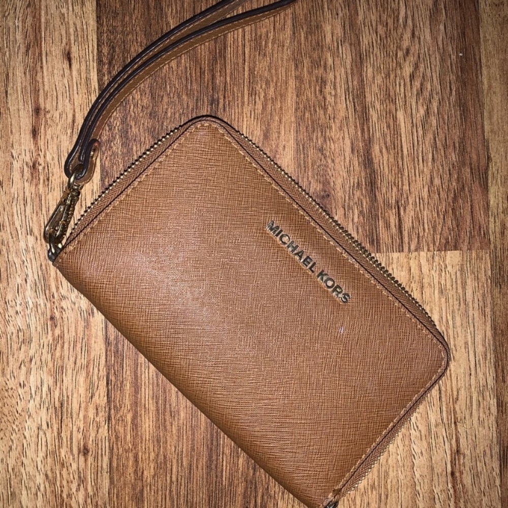 A brown & gold Michael Kors Wallet